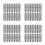 80Pcs Black Steel Spring Replacements for Fruit Tree Pruning Shears 7