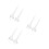 6Pcs Clear Pc Gravy Spoon Long Handle Ladle for Stirring and Serving 5