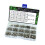 1440Pcs Silver Socket Head Screws and Nuts Metric Bolts Assortment Kit 5