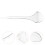6Pcs Clear Pc Gravy Spoon Long Handle Ladle for Stirring and Serving 11