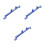 3Pcs Aluminum Motorcycle Handlebar Brace Bar Blue Replacement 6