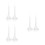 6Pcs Clear Pc Gravy Spoon Long Handle Ladle for Stirring and Serving 6