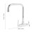 2Sets Household Kitchen Tap Copper Wall Mounted Single Cold Water 4