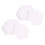 1200Pcs White Hexagon Paper Piecing Templates Durable Quilting Tools 2