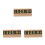 3Pcs Adjustable Wood Prices Tag Cube Stand for Shop Counters 9