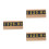 3Pcs Adjustable Wood Prices Tag Cube Stand for Shop Counters 6