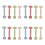 16Pcs Portable Silicone Face Brush Dual-Ended Mask Applicator Tool 7