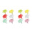 2Pcs Ceramics Chopsticks Spoon Rests Ginkgo Leaf Dinner Decor 9