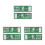 Light Exit Sign Stickers Paper Outdoor Safety Reminder 7
