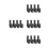 16Pcs Sturdy Acrylic Keyboard Wall Rack Wall Mounted Desk Shelf 4