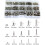 1440Pcs Silver Socket Head Screws and Nuts Metric Bolts Assortment Kit 7