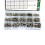 1440Pcs Silver Socket Head Screws and Nuts Metric Bolts Assortment Kit 4