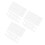 60Pcs Clear Heat Shield Guards for Hair Extensions PVC Tool Kit 5