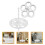 16Pcs Heat Resistant White Egg Steamer Rack for Home Use 8