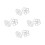 16Pcs Heat Resistant White Egg Steamer Rack for Home Use 4