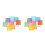 100Pcs Multi Color DIY Folding Paper for Crafting and Origami Projects 6