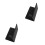 2Pcs Elegant Black PU Menu Holders for Wine List and Drinks Organizer 8