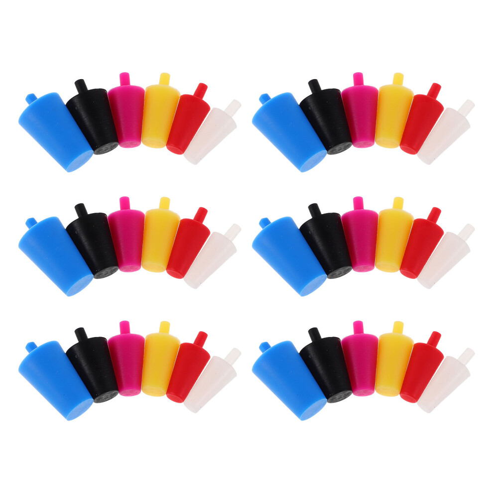 180Pcs Silicone Seal Plugs Lab Use Tapered Waterproof Bottle Stoppers 3632862292469