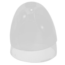 8Pcs Transparent Baby Bottle Lids Wide Mouth Plastic Replacement Caps