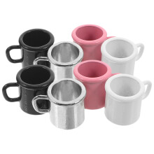 32Pcs Tiny Alloy Coffee Cups Miniature Craft Accessories for Dollhouse