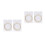 2Pcs Beige Acoustic Guitar Strings Steel Core Durable Replacement Set 6