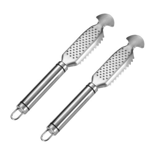 6Pcs Manual Stainless Steel Fish Cleaning Tool with Comfortable Handle 2