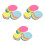 3Pcs Fun Assorted Color Mini Pads for Kids Office 7