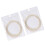 2Pcs Beige Acoustic Guitar Strings Steel Core Durable Replacement Set 2
