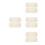 8Pcs Stretchable Beige Back Exfoliating Shower Scrubber Towel for Home 4