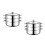 2Pcs Stainless Steel Steaming Pot Silver Home Steamer 7