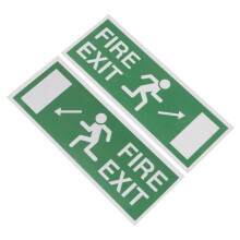 Light Sign Stickers Paper for Outdoor Doors Stairs