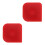 2Pcs Plastic Pot Red Kitchen Pan Cleaning Tool 8