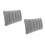 2Pcs Inflatable Camp Pillows PVC Portable Neck and Lumbar Support Gray 5