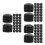 90Pcs Black Foosball Post Cover Tip Protectors Plastic Safety End Caps 10