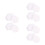 1200Pcs White Hexagon Paper Piecing Templates Durable Quilting Tools 4