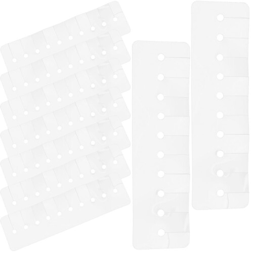 60Pcs Clear Heat Shield Guards for Hair Extensions PVC Tool Kit 2