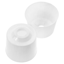 4Pcs White PVC Ceiling Fan Covers Universal Protective Debris Canopy