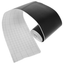 2Pcs Black Car Interior Vinyl Wrap Rolls Pla Tape Waterproof Adhesive