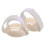 1Pair White Piano Hand Posture Corrector Plastic Trainer for Beginners 1