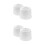 4Pcs White PVC Ceiling Fan Covers Universal Protective Debris Canopy 4