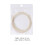 2Pcs Beige Acoustic Guitar Strings Steel Core Durable Replacement Set 10