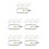 20Pcs Square Stainless Steel Egg Rings Pancake Mold Muffins Maker 7