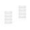8Pcs PVC Surface Mount Outlet Box White Sturdy Electrical Project Box 8