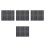 32Pcs Fish Tank Temperature Meter Stickers Pet LCD Display 5