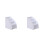 2Pcs White Storage Box Drawer Plastic for Bedroom and Office Use 7