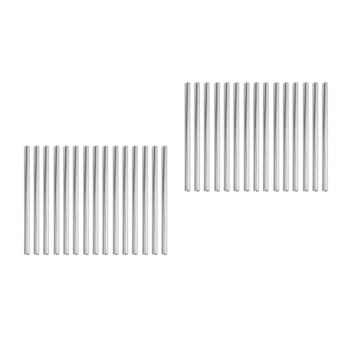 30Pcs Durable Silver Wick Placement Tube for Deep Candle Cups DIY 2