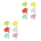 2Pcs Ceramics Chopsticks Spoon Rests Ginkgo Leaf Dinner Decor 6