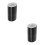2Pcs Black Car Interior Vinyl Wrap Rolls Pla Tape Waterproof Adhesive 5