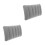 2Pcs Inflatable Camp Pillows PVC Portable Neck and Lumbar Support Gray 6