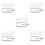 20Pcs Square Stainless Steel Egg Rings Pancake Mold Muffins Maker 6